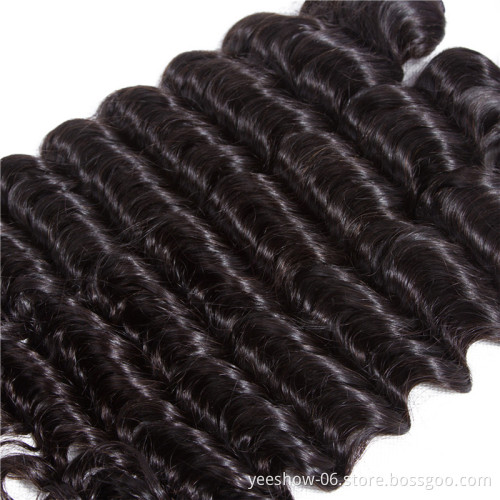 Cheap Unprocessed Raw Indian Human Hair Cuticle Aligned Deep Wave Bundles High Quality Double Drawn Virgin Hair Vendors